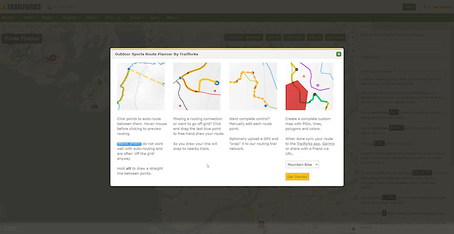 Trailforks MTB Route Planner